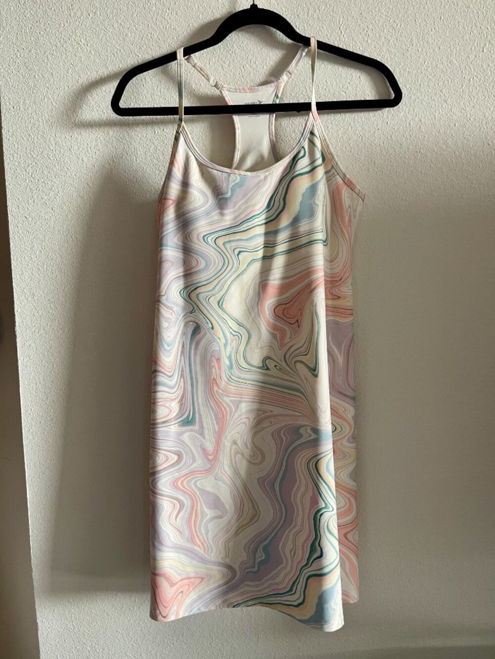 Old Navy Women's Sleeveless PowerSoft Performance Racer-Back Mini Swing Dress M - Picture 3 of 4